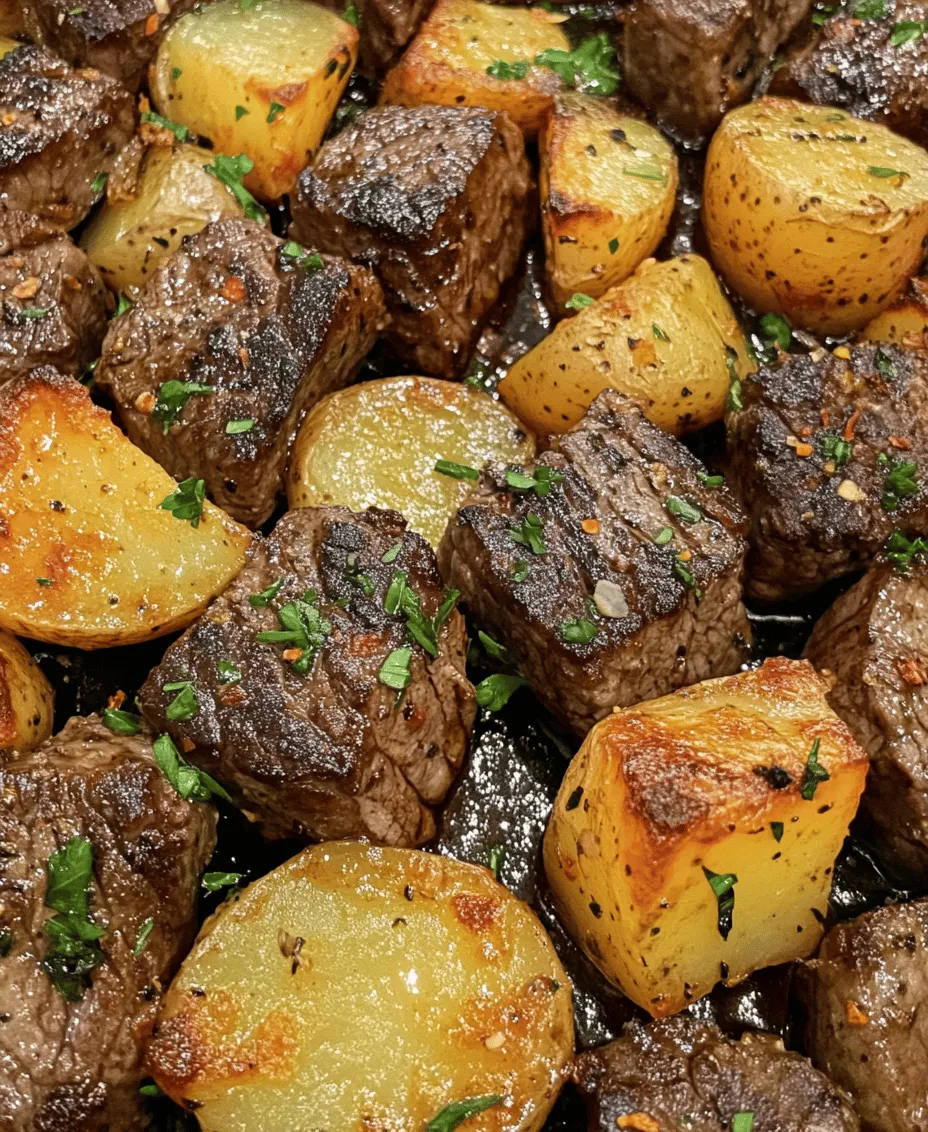 Are you in search of a dish that perfectly balances rich flavors and hearty textures? Look no further than the Garlic Butter Steak and Potatoes Skillet. This dish not only tantalizes the taste buds but also offers a satisfying and comforting meal that is sure to impress family and guests alike. With its robust combination of succulent sirloin steak, tender baby potatoes, and aromatic garlic butter, this skillet recipe has quickly become a favorite among home cooks.