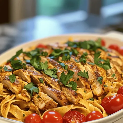 Spicy Cajun Cream Dream Pasta is a delightful fusion of flavors that brings a taste of the South right to your dinner table. Rooted in the rich culinary traditions of Cajun cuisine, this dish tantalizes the palate with its bold spices and creamy texture. Originating from the bayous of Louisiana, Cajun cooking is known for its vibrant flavors, often characterized by a medley of spices, fresh ingredients, and hearty meals. This recipe encapsulates the essence of Cajun cooking, making it a quick yet satisfying meal that can easily become a family favorite.