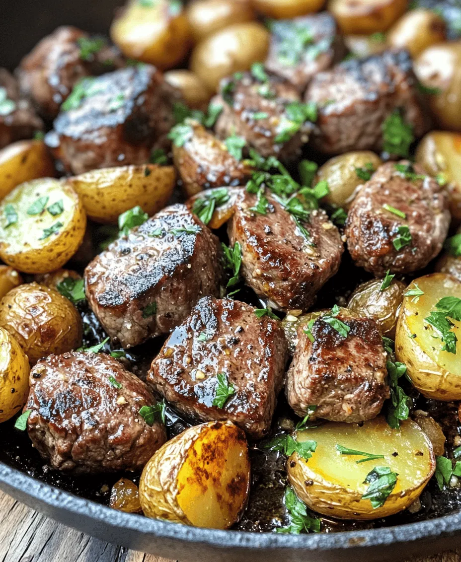 To achieve the best results in your Garlic Butter Steak Bites and Potatoes, it’s vital to understand the roles of each ingredient. Let’s dive into the main components that make this dish shine.