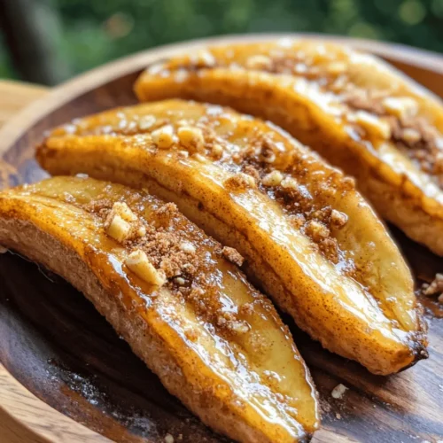 Fried bananas with cinnamon butter sauce is a delightful dessert that perfectly marries the simplicity of fried fruit with the rich, indulgent flavors of a sweet sauce. This dish is not just a treat; it’s a nostalgic comfort food that evokes memories of family gatherings and festive celebrations. The warm, caramelized bananas enveloped in a luscious cinnamon butter sauce create a symphony of flavors and textures that is hard to resist. Whether served on a quiet weekday evening or as the grand finale at a dinner party, this recipe promises to delight your taste buds and warm your heart.
