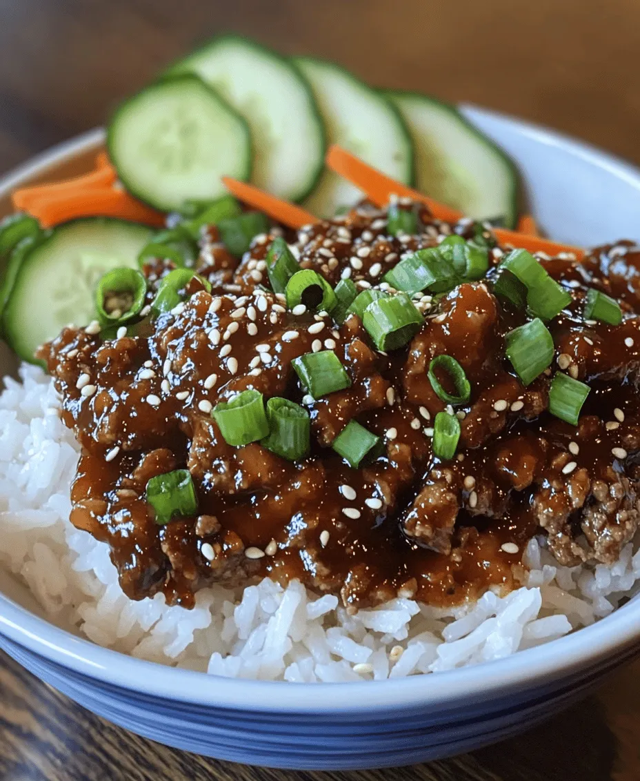 To ensure a successful and authentic Savory Korean Ground Beef Bowl, it's crucial to prioritize fresh, high-quality ingredients. Each component plays a vital role in the overall flavor profile of the dish. Let’s dive deeper into the key ingredients that contribute to the success of this recipe.