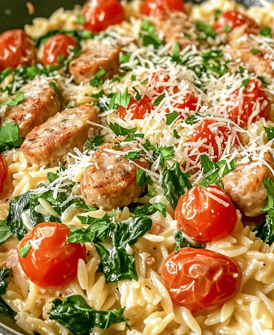 In a time where convenience is key, one-pan meals stand out as a go-to option for many home cooks. They are not only quick to prepare but also minimize cleanup, allowing you to enjoy your meal without the burden of a mountain of dishes afterward. The Creamy Chicken Sausage Orzo Skillet exemplifies this effortless cooking style, providing an entire meal in just one skillet. This recipe is ideal for busy weeknights when you want to whip up something delicious without spending hours in the kitchen.