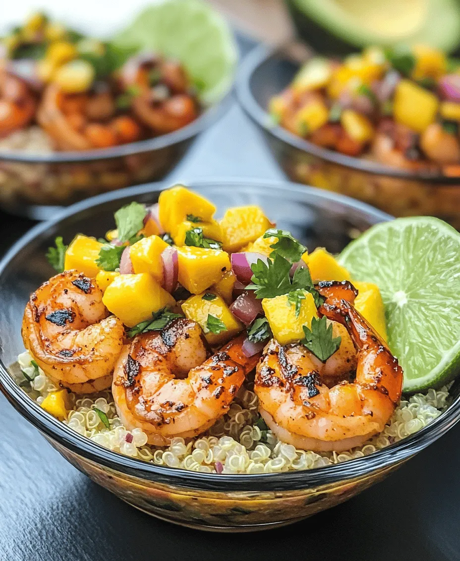 In the realm of healthy and vibrant meals, Tropical Shrimp & Avocado Bowls stand out as a culinary gem that not only tantalizes the taste buds but also nourishes the body. This dish harmoniously blends the succulent flavors of fresh shrimp with the creamy texture of ripe avocados and the bright, sweet notes of mango salsa. Topped off with a zesty lime-chili sauce, these bowls are an explosion of flavors that transports you to a tropical paradise with every bite.