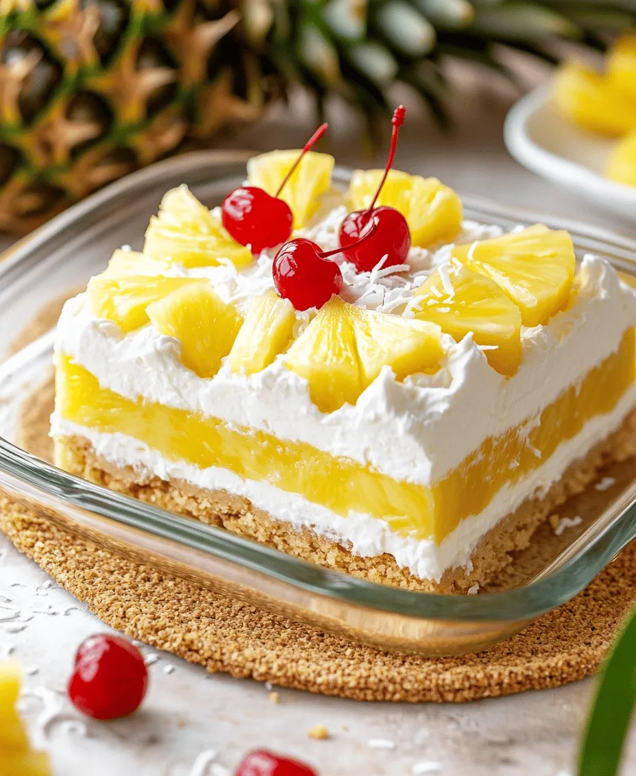 Welcome to the delightful world of no-bake desserts, where simplicity meets satisfaction in the most delicious way! If you’re looking for a treat that embodies the essence of summer while requiring minimal effort, then the Tropical Paradise No Bake Pineapple Cream Dessert is your perfect match. This refreshing dessert boasts a harmonious blend of tropical flavors and a creamy texture that is sure to impress at any gathering. Whether you’re a novice baker or an experienced home cook, this recipe allows you to whip up a delightful treat that brings sunshine to your table.