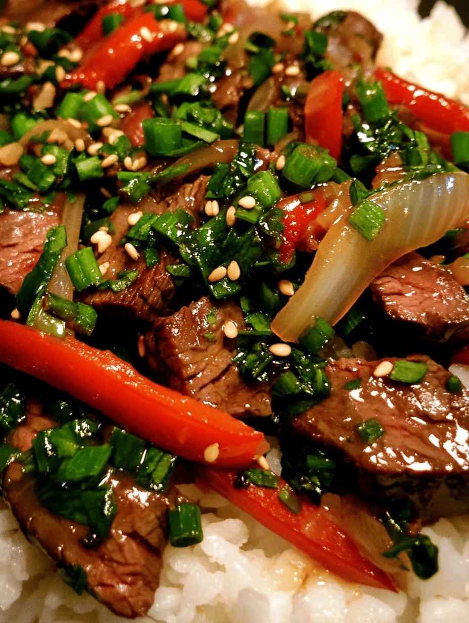 When it comes to quick and delicious meals, Sizzling Pepper Steak with Onions stands out as a fantastic option that satisfies the palate and fits seamlessly into today’s busy lifestyle. This dish beautifully marries tender beef with the vibrant flavors of bell peppers and onions, all brought together by a delightful stir-fry technique. Whether you’re hosting a family dinner or whipping up a weeknight meal, this recipe promises to impress with its bold taste and appealing presentation.