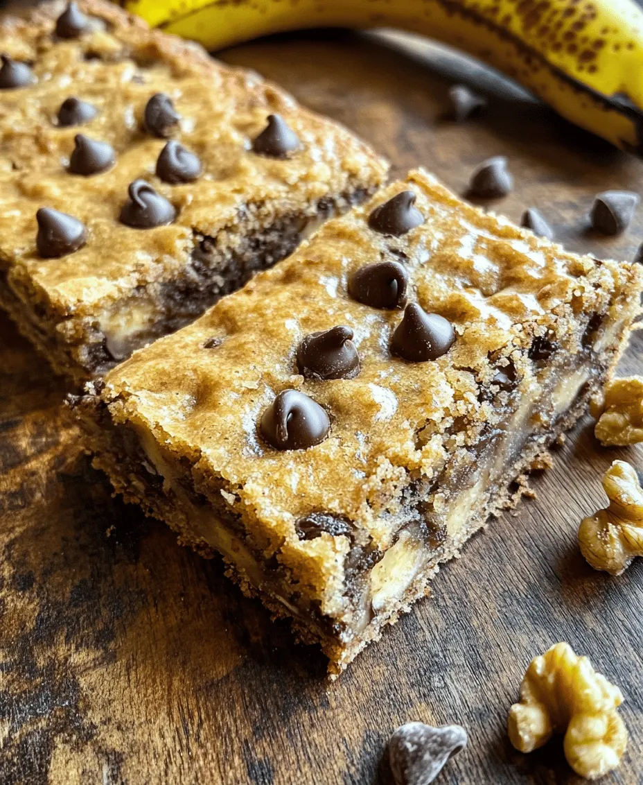 Banana-based desserts have gained immense popularity over the years, and it’s no wonder why. With their natural sweetness and unique flavor profile, bananas lend themselves beautifully to a variety of confections, ranging from classic banana bread to delectable banana puddings. Among these, Chocolate Chip Banana Bars stand out as a delightful treat that combines the wholesome goodness of ripe bananas with the indulgence of rich chocolate. These bars are not only a tasty option but also incredibly easy to prepare, making them a favorite among home bakers.