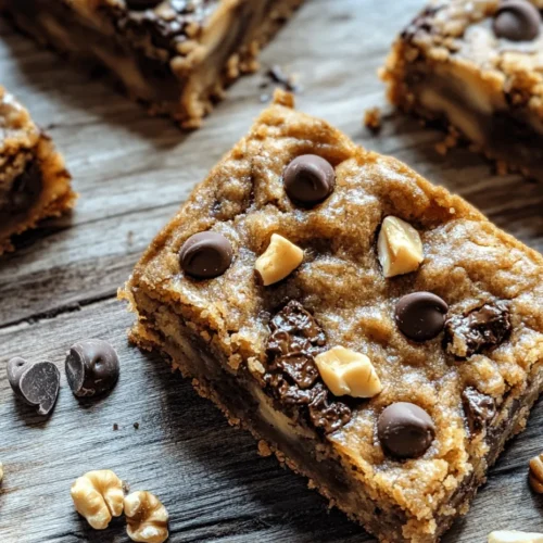 Banana-based desserts have gained immense popularity over the years, and it’s no wonder why. With their natural sweetness and unique flavor profile, bananas lend themselves beautifully to a variety of confections, ranging from classic banana bread to delectable banana puddings. Among these, Chocolate Chip Banana Bars stand out as a delightful treat that combines the wholesome goodness of ripe bananas with the indulgence of rich chocolate. These bars are not only a tasty option but also incredibly easy to prepare, making them a favorite among home bakers.