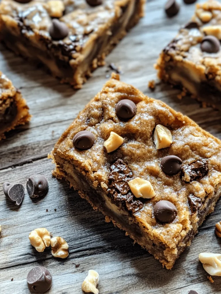 Banana-based desserts have gained immense popularity over the years, and it’s no wonder why. With their natural sweetness and unique flavor profile, bananas lend themselves beautifully to a variety of confections, ranging from classic banana bread to delectable banana puddings. Among these, Chocolate Chip Banana Bars stand out as a delightful treat that combines the wholesome goodness of ripe bananas with the indulgence of rich chocolate. These bars are not only a tasty option but also incredibly easy to prepare, making them a favorite among home bakers.