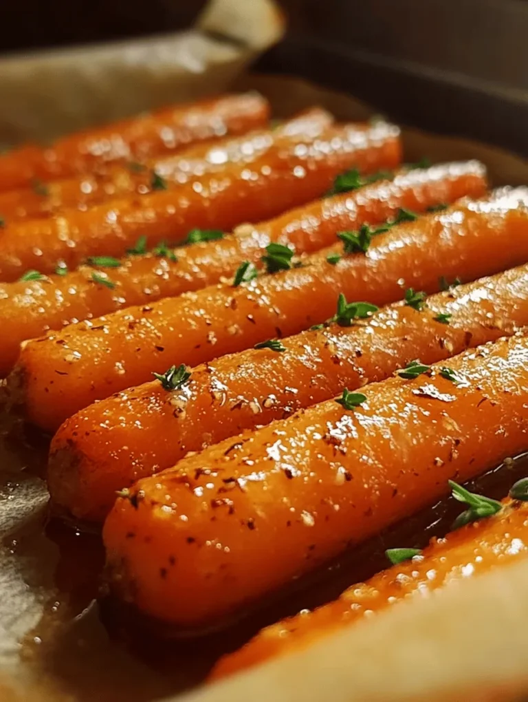 Roasted carrots are not only a vibrant addition to any meal, but they also serve as a delicious and nutritious side dish that can elevate your dining experience. The magical transformation of simple carrots into a sweet, caramelized treat happens when they are roasted in the oven. When you combine them with the savory notes of garlic, the richness of butter, and the sweetness of honey, you create a dish that is sure to impress your family and guests alike.