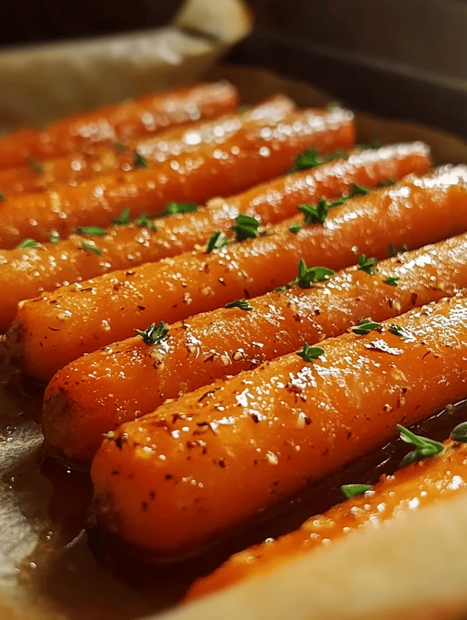 Roasted carrots are not only a vibrant addition to any meal, but they also serve as a delicious and nutritious side dish that can elevate your dining experience. The magical transformation of simple carrots into a sweet, caramelized treat happens when they are roasted in the oven. When you combine them with the savory notes of garlic, the richness of butter, and the sweetness of honey, you create a dish that is sure to impress your family and guests alike.