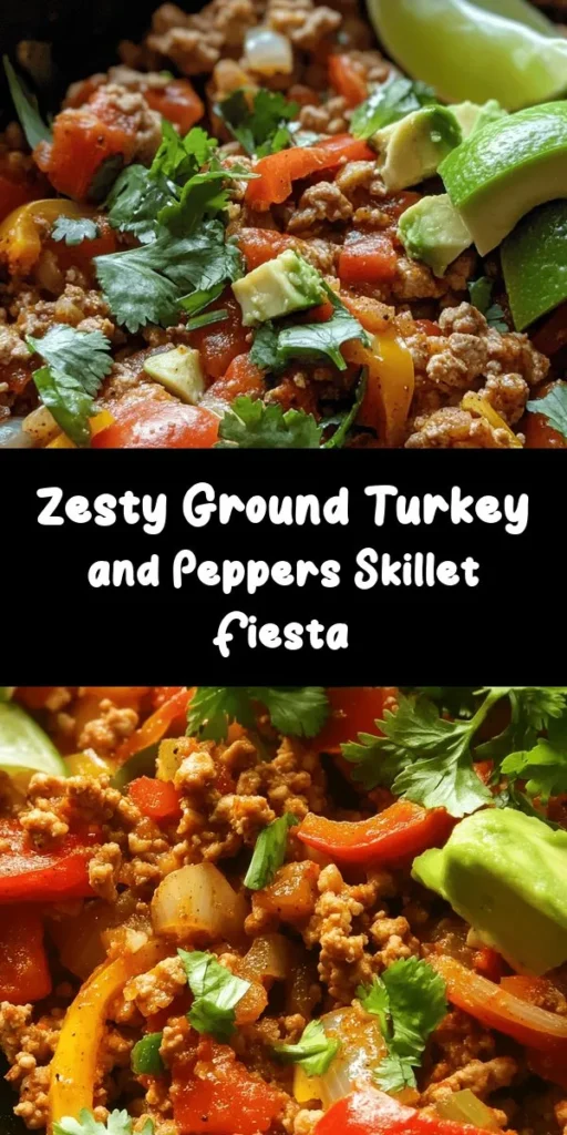 Dive into a flavor-packed fiesta with this sizzling ground turkey and peppers recipe! Made with tender ground turkey, vibrant bell peppers, and diced tomatoes, this dish is seasoned to perfection with cumin, smoked paprika, and chili powder. It’s not only quick to prepare, taking just 30 minutes, but it also brings a delightful blend of textures and tastes to your table. Top with fresh cilantro and avocado, and serve with lime wedges for an extra zesty finish. Perfect for a weeknight dinner or meal prep!