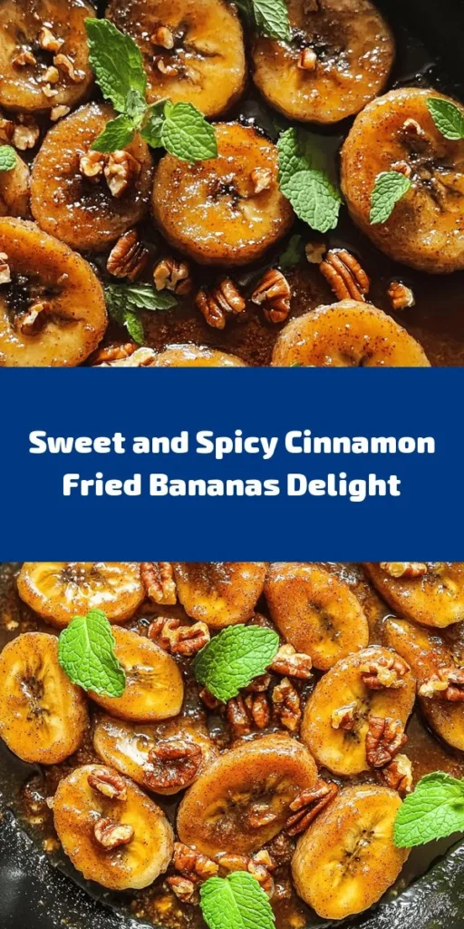 Indulge in the delightful flavors of sweet and spicy pan-fried cinnamon bananas! This quick and easy recipe features ripe bananas coated in a luscious brown sugar and cinnamon syrup, perfect for a tasty dessert or breakfast treat. With just a few simple ingredients, including butter, vanilla, and a squeeze of lemon juice, you'll have a warm and comforting dish ready in no time. Garnish with chopped nuts and fresh mint for an extra touch. Enjoy this deliciously caramelized treat!