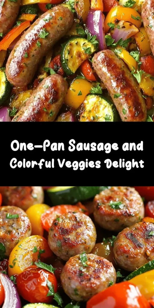 Get ready for a colorful and delicious meal with this Savory Sheet Pan Sausage & Veggies recipe! Perfect for a busy weeknight, this dish features juicy Italian sausages nestled among vibrant bell peppers, red onions, zucchini, and cherry tomatoes. Simply toss everything with olive oil and seasonings, then roast it all in the oven. In just 45 minutes, you’ll have a hearty and satisfying one-pan meal that’s sure to please the whole family!