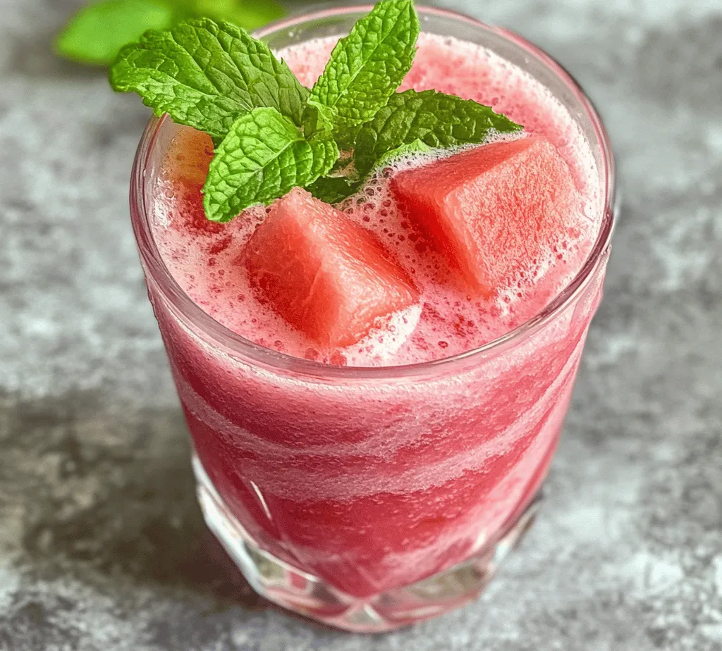 As the warm months of summer roll in, the craving for cool, refreshing beverages intensifies. Smoothies have surged in popularity as a healthy beverage choice, lauded for their versatility and nutritional benefits. These blended delights not only provide a quick and delicious way to enjoy fruits and vegetables but also serve as a refreshing escape from the heat. Among the myriad of smoothie options, the Chill Out Watermelon Smoothie stands out as the quintessential summer drink. It boasts a tantalizingly sweet flavor profile and hydrating properties that make it the perfect companion for sun-drenched days.