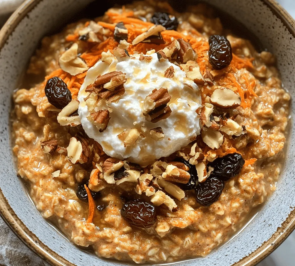 Oatmeal has long been celebrated as a wholesome breakfast choice, praised for its versatility, heartiness, and health benefits. As a staple in many households, oatmeal offers a blank canvas that can be transformed to suit various taste profiles, making it a favorite among health-conscious eaters. In recent years, there has been a surge in creative oatmeal recipes that blend traditional flavors with modern culinary twists. One delightful example of this trend is Carrot Cake Oatmeal, which combines the comforting flavors of classic carrot cake with the nutritious benefits of oats.