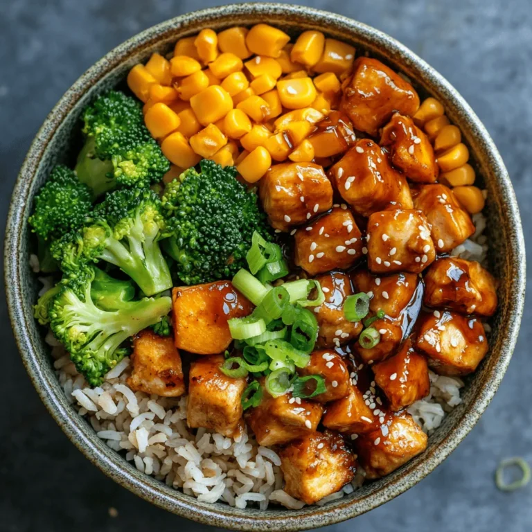 In the ever-evolving world of culinary delights, the Sweet and Savory Chicken & Sweet Potato Rice Bowl emerges as a standout dish that marries simplicity with flavor. This recipe is not only a feast for the taste buds but also a visual delight, showcasing vibrant colors and textures that make it a perfect centerpiece for any meal. The combination of tender chicken, earthy sweet potatoes, and hearty brown rice creates a satisfying bowl that is both nourishing and delicious.
