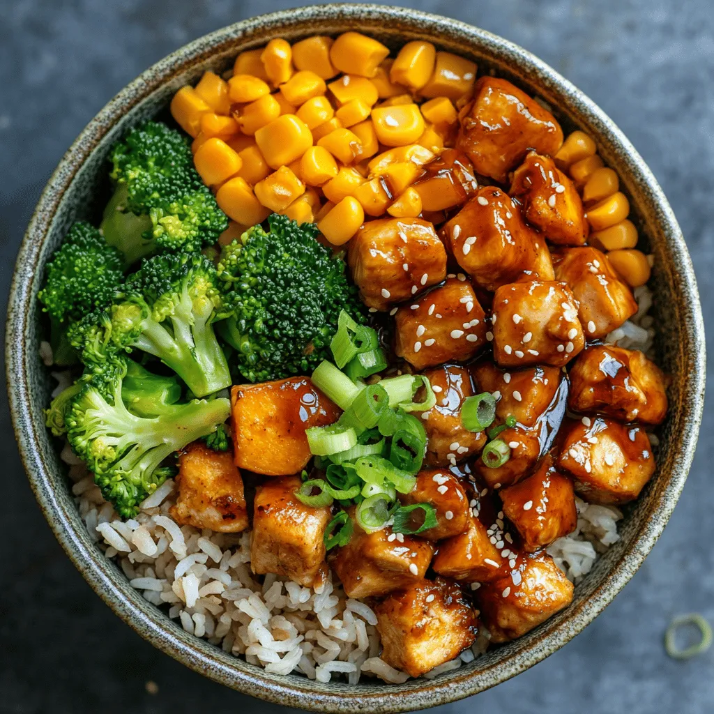 In the ever-evolving world of culinary delights, the Sweet and Savory Chicken & Sweet Potato Rice Bowl emerges as a standout dish that marries simplicity with flavor. This recipe is not only a feast for the taste buds but also a visual delight, showcasing vibrant colors and textures that make it a perfect centerpiece for any meal. The combination of tender chicken, earthy sweet potatoes, and hearty brown rice creates a satisfying bowl that is both nourishing and delicious.