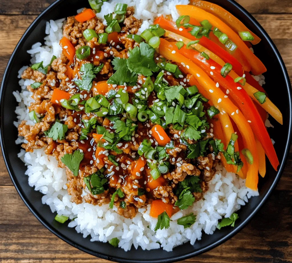 If you're looking for a meal that delivers both a punch of flavor and a satisfying texture, look no further than the Firecracker Ground Chicken Bowl. This dish is a delightful fusion that combines the savory richness of ground chicken with a vibrant mix of vegetables and a tantalizing sauce that brings everything together. The Firecracker Ground Chicken Bowl is not just a feast for the senses; it is also a practical choice for busy weeknights when you need dinner on the table in a hurry. With a preparation time of under 30 minutes, this dish fits into your hectic schedule while still providing a wholesome and delicious meal for the whole family.