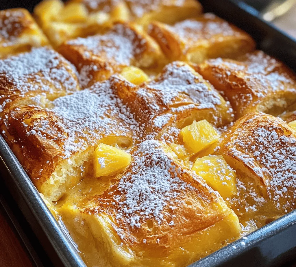 In the realm of breakfast delights, few dishes can compete with the warm, comforting embrace of French toast. This Sweet Hawaiian Roll French Toast Bake elevates the classic recipe to new heights, transforming simple ingredients into a scrumptious dish that is perfect for family gatherings or lazy weekend brunches. With its soft, pillowy texture and a hint of tropical sweetness, this recipe is not only easy to prepare but also a guaranteed crowd-pleaser. In this article, we will delve into the ingredients, preparation steps, and insights that make this dish a must-try.