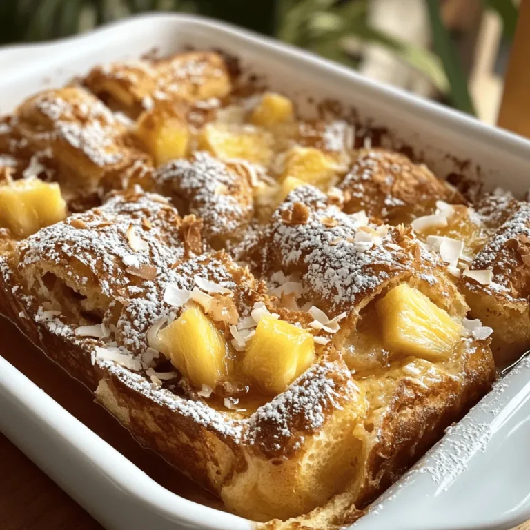 In the realm of breakfast delights, few dishes can compete with the warm, comforting embrace of French toast. This Sweet Hawaiian Roll French Toast Bake elevates the classic recipe to new heights, transforming simple ingredients into a scrumptious dish that is perfect for family gatherings or lazy weekend brunches. With its soft, pillowy texture and a hint of tropical sweetness, this recipe is not only easy to prepare but also a guaranteed crowd-pleaser. In this article, we will delve into the ingredients, preparation steps, and insights that make this dish a must-try.