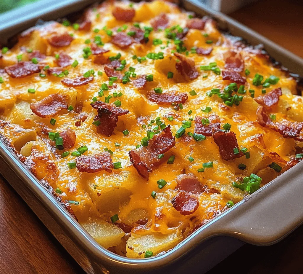 When it comes to breakfast, few dishes can rival the heartiness and convenience of a breakfast casserole. A breakfast casserole is not only a time-saver for busy mornings but also a crowd-pleaser that brings people together around the table. Enter the Cheesy Bacon Potato Breakfast Casserole—a dish that perfectly embodies the essence of a comforting breakfast. This casserole combines crispy bacon, tender potatoes, and gooey cheese into a delightful medley that tantalizes your taste buds and fuels your day.