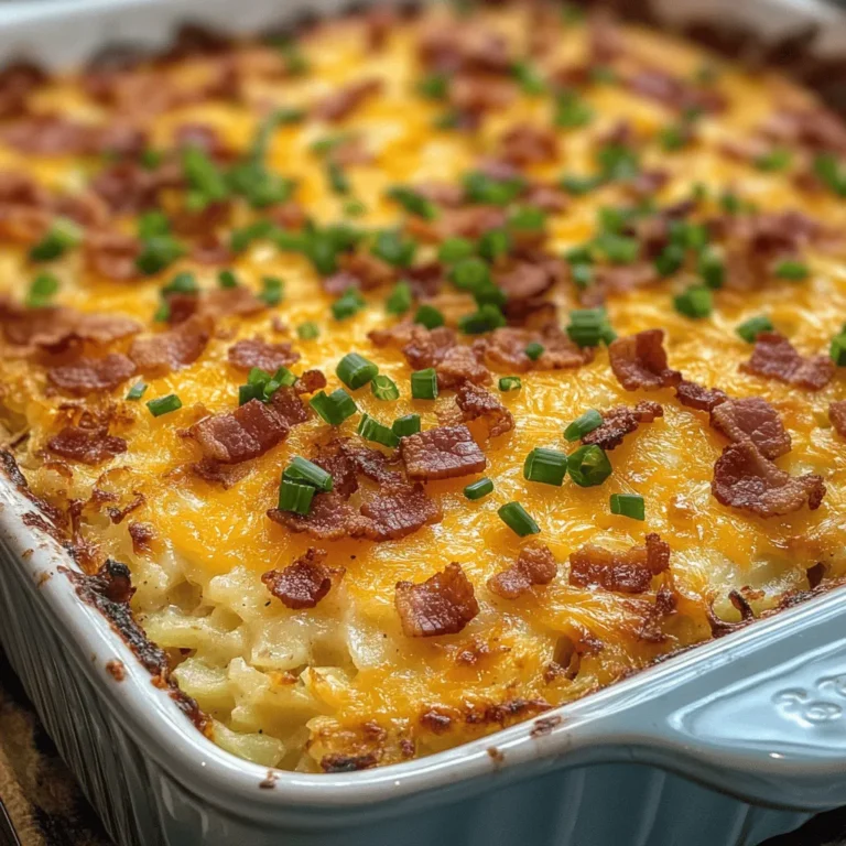When it comes to breakfast, few dishes can rival the heartiness and convenience of a breakfast casserole. A breakfast casserole is not only a time-saver for busy mornings but also a crowd-pleaser that brings people together around the table. Enter the Cheesy Bacon Potato Breakfast Casserole—a dish that perfectly embodies the essence of a comforting breakfast. This casserole combines crispy bacon, tender potatoes, and gooey cheese into a delightful medley that tantalizes your taste buds and fuels your day.