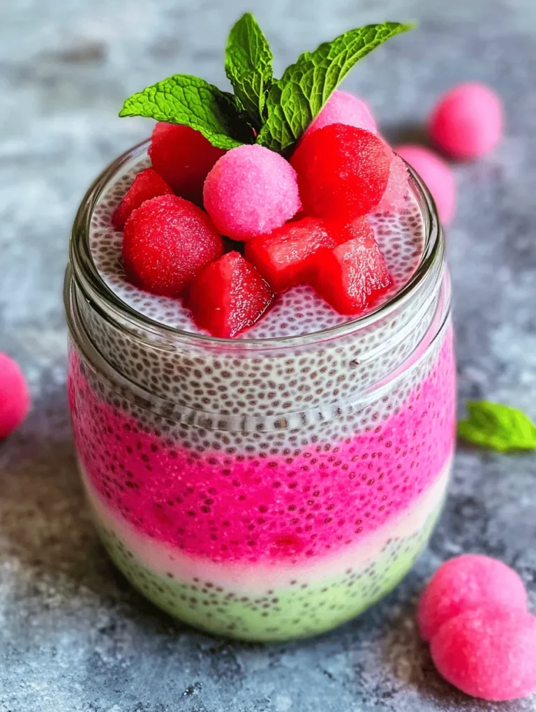 In recent years, breakfast jars have surged in popularity as a convenient and nutritious way to start the day. These layered delights not only offer a visually appealing presentation but also pack a punch when it comes to health benefits. With the right combination of ingredients, breakfast jars can provide essential nutrients, keep you full longer, and cater to various dietary preferences. One standout option in this category is the refreshing watermelon chia pudding. This recipe not only embodies the essence of summer but also offers a delightful balance of flavor and nutrition.
