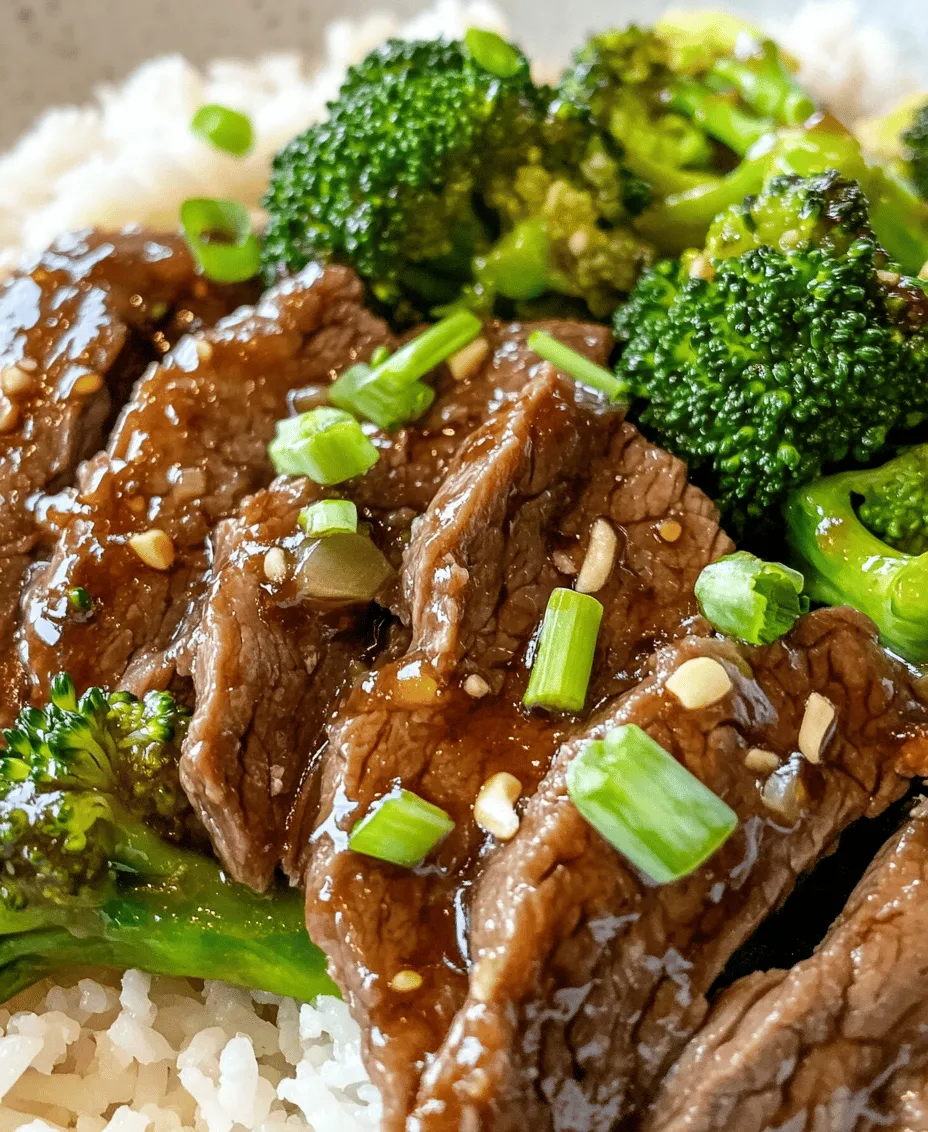 Beef and broccoli is a classic dish that has captured the hearts and appetites of many across the globe, particularly in Asian cuisine. With its vibrant green broccoli and tender slices of beef, this dish is not only a feast for the eyes but also a delicious way to enjoy a nutritious meal. Originating from Chinese culinary traditions, beef and broccoli has made its way into countless homes and restaurants, becoming a staple on many menus.