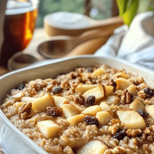In recent years, there has been a significant shift towards healthier breakfast options as more people recognize the importance of starting their day on the right foot. Gone are the days when sugary cereals or greasy breakfasts ruled the morning routine. Instead, home cooks and health enthusiasts alike are turning to wholesome ingredients that fuel the body and mind. Among these healthier breakfast choices, the Irresistible Healthy Apple Oatmeal Breakfast Bake stands out as a delicious and satisfying option that is both nutritious and easy to prepare.