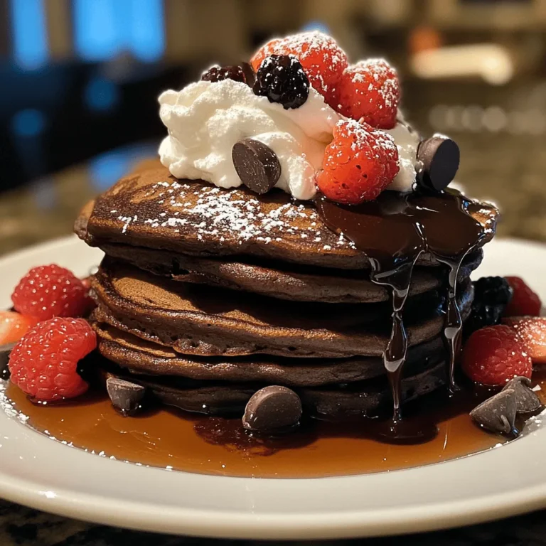 Indulging in a stack of chocolate pancakes can turn an ordinary morning into a delightful experience. These aren't just any pancakes; they are a rich, decadent treat that can elevate your breakfast game to new heights. Whether you are cozying up on a weekend morning or celebrating a special occasion, chocolate pancakes provide a delightful twist to the classic breakfast staple. This article delves into the recipe for the most amazing chocolate pancakes, offering not only a step-by-step guide but also insights into the ingredients and techniques that make these pancakes truly special. Whether you're a seasoned chef or a kitchen novice, this guide will ensure your breakfast is nothing short of extraordinary.