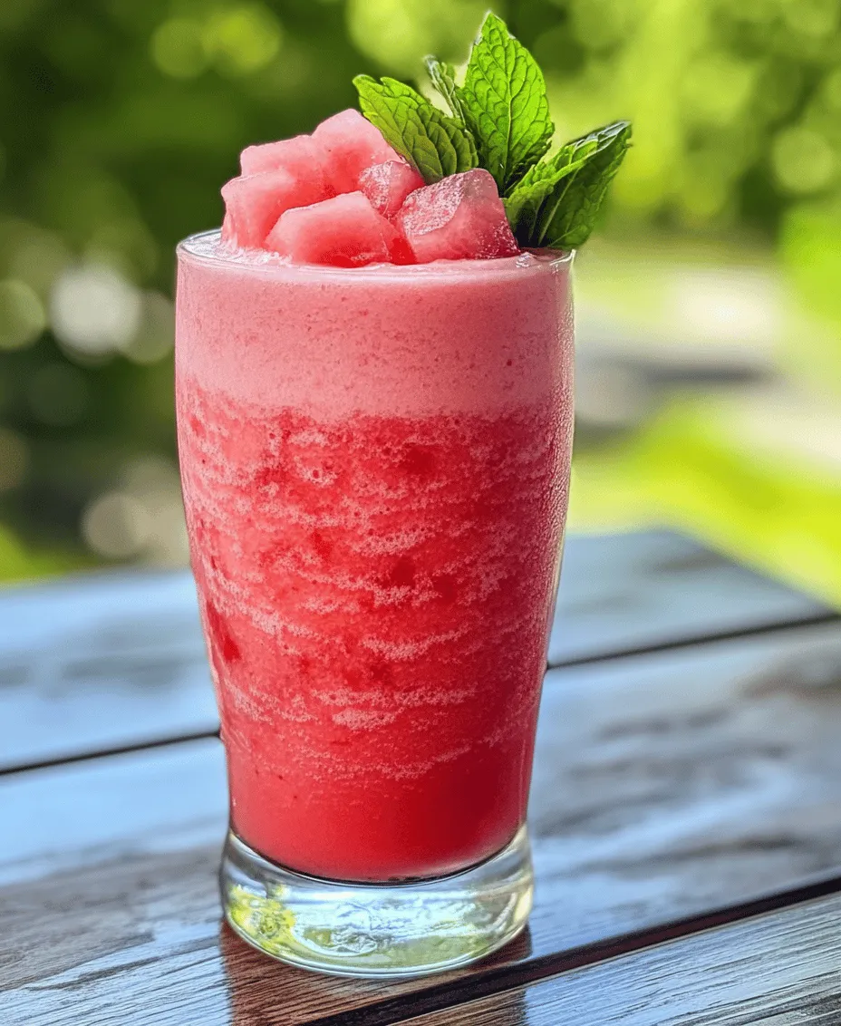 Smoothies have become a beloved beverage choice for health enthusiasts and casual drinkers alike. Their versatility, combined with the ability to pack a nutritional punch, places them at the forefront of modern dietary trends. Among the myriad of smoothie recipes available, the refreshing watermelon smoothie with coconut water stands out as a quintessential summer treat that is not only hydrating but also incredibly delicious.