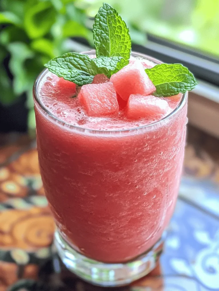 Smoothies have become a beloved beverage choice for health enthusiasts and casual drinkers alike. Their versatility, combined with the ability to pack a nutritional punch, places them at the forefront of modern dietary trends. Among the myriad of smoothie recipes available, the refreshing watermelon smoothie with coconut water stands out as a quintessential summer treat that is not only hydrating but also incredibly delicious.