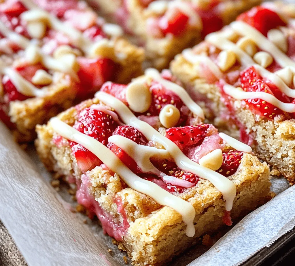 In the ever-evolving world of desserts, blondies have carved out a special niche for themselves, growing in popularity among bakers and dessert lovers alike. These delectable treats offer a delightful alternative to traditional brownies, showcasing a rich, buttery base that can be enhanced with a myriad of flavors. Among the most enticing variations are Strawberry Lemon Blondies, a vibrant dessert that perfectly balances the sweetness of strawberries with the refreshing tartness of lemons. Whether enjoyed as a mid-afternoon snack or served at a summer gathering, these blondies bring a burst of flavor that captivates the palate.