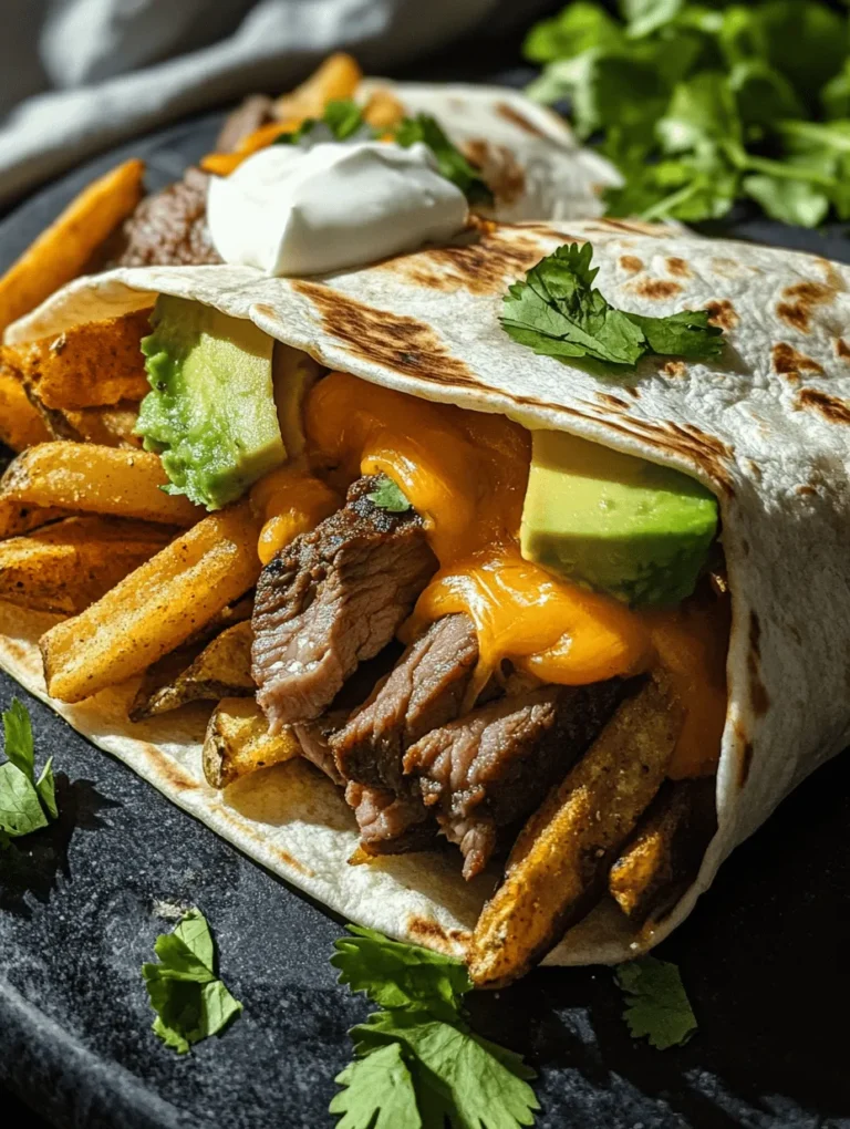Indulgent comfort food has a universal appeal, often evoking feelings of warmth, satisfaction, and a touch of nostalgia. Among the myriad of dishes that offer solace in every bite, burritos stand out as a versatile option that caters to a wide range of palates. The beauty of a burrito is its adaptability; it can be filled with anything from beans and rice to succulent meats and vibrant vegetables. Today, we invite you to explore a unique twist on this beloved classic with our Steak & Cheese Dirty Fry Burritos.