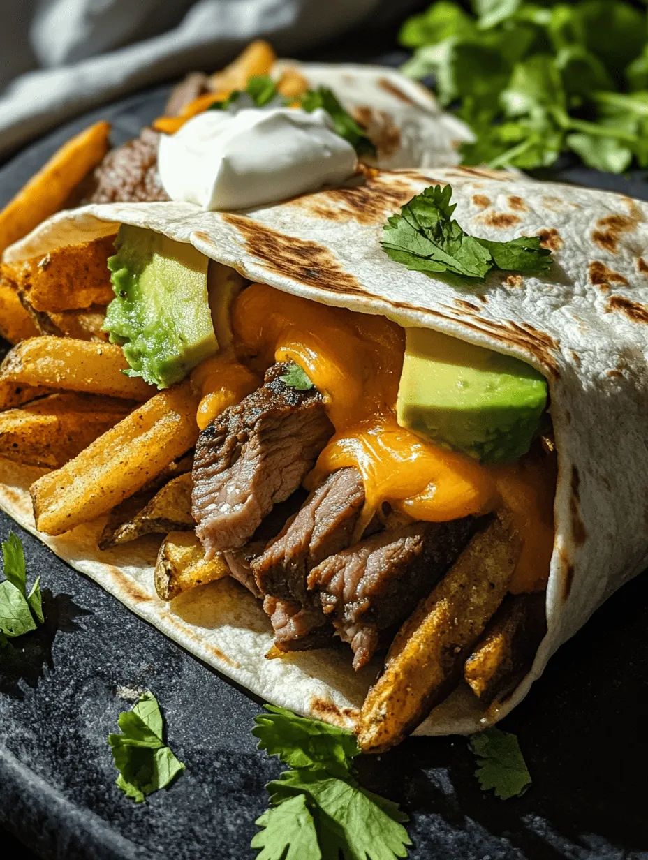 Indulgent comfort food has a universal appeal, often evoking feelings of warmth, satisfaction, and a touch of nostalgia. Among the myriad of dishes that offer solace in every bite, burritos stand out as a versatile option that caters to a wide range of palates. The beauty of a burrito is its adaptability; it can be filled with anything from beans and rice to succulent meats and vibrant vegetables. Today, we invite you to explore a unique twist on this beloved classic with our Steak & Cheese Dirty Fry Burritos.