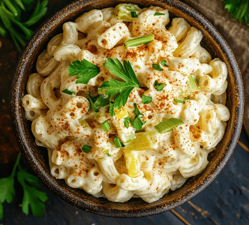 If you're searching for a unique twist on the classic pasta salad, look no further than deviled egg pasta salad. This innovative dish marries the rich, creamy flavors of deviled eggs with the comforting texture of pasta, resulting in a salad that is both satisfying and delicious. Perfect for gatherings, picnics, and family meals, deviled egg pasta salad is sure to be a hit with everyone at the table. Its delightful combination of flavors and textures makes it an ideal choice for warm-weather events and potlucks, where it can shine alongside traditional barbecue fare or serve as a standout side dish.