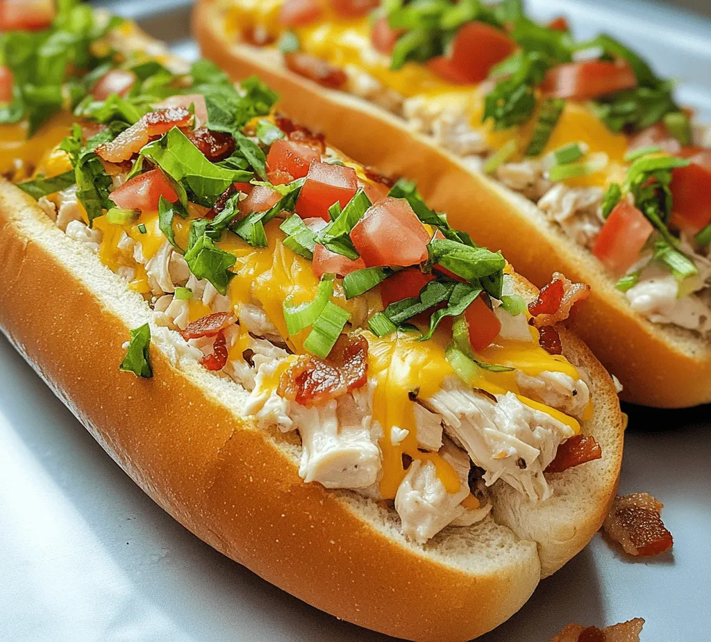 If you're on the hunt for a quick, satisfying meal that combines comfort and flavor, the Chopped Chicken Bacon Ranch Sub is a perfect choice. This mouthwatering sandwich features a delightful mix of savory chicken, crispy bacon, creamy ranch dressing, and an array of fresh toppings, making it a favorite among both families and food enthusiasts alike. Whether you're preparing a feast for family dinners, gearing up for game day, or simply looking for a casual lunch option, this sub is versatile enough to fit any occasion.
