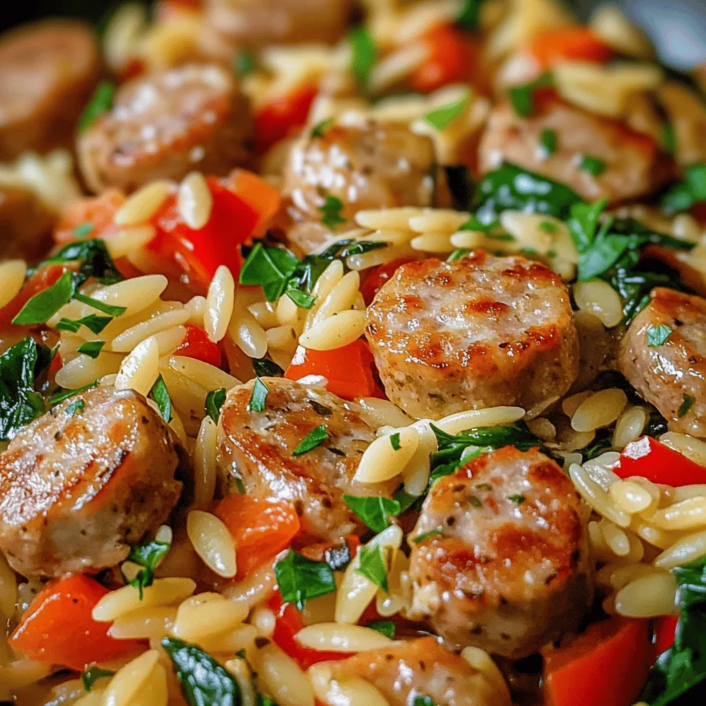 In the hustle and bustle of modern life, finding time to prepare a wholesome meal often feels like a daunting task. That's where one-pan meals come to the rescue, offering not only convenience but also a delightful blend of flavors and textures that can satisfy even the pickiest eaters. Among these comforting dishes, Creamy Chicken Sausage Orzo stands out as a crowd-pleaser that marries the heartiness of chicken sausage with the creamy goodness of orzo pasta.