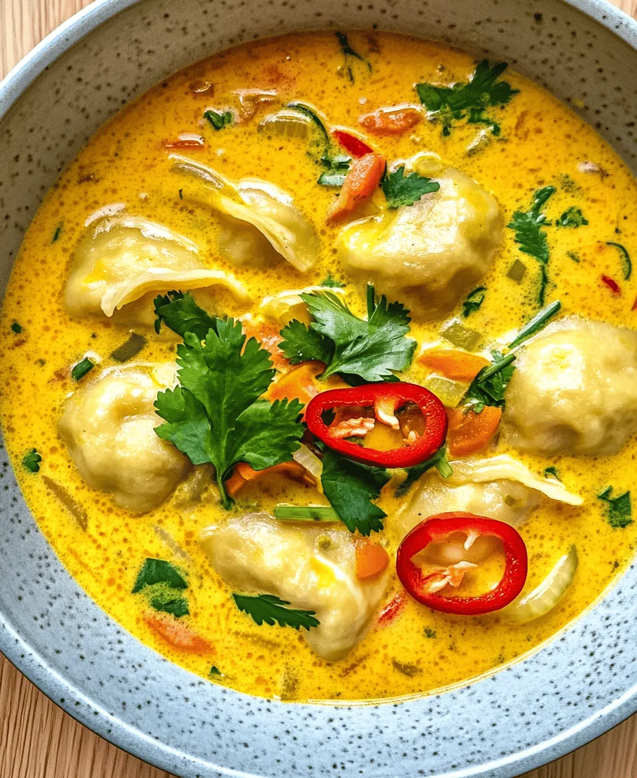 In the vast realm of global cuisine, few dishes resonate as deeply as soup does. It holds a special place not only in the hearts of those who enjoy it but also in the culinary traditions of numerous cultures. One such dish that exemplifies this connection is the Curry Bliss Dumpling Soup. This vibrant and aromatic soup combines the rich flavors of curry with the comforting texture of dumplings, creating a dish that is both nourishing and satisfying.