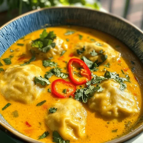 In the vast realm of global cuisine, few dishes resonate as deeply as soup does. It holds a special place not only in the hearts of those who enjoy it but also in the culinary traditions of numerous cultures. One such dish that exemplifies this connection is the Curry Bliss Dumpling Soup. This vibrant and aromatic soup combines the rich flavors of curry with the comforting texture of dumplings, creating a dish that is both nourishing and satisfying.