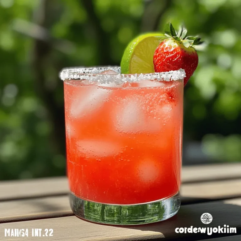 Delve into the refreshing world of mocktails with this delightful Strawberry Lime Mocktail Margarita. Perfect for gatherings, summer parties, or simply as a rejuvenating treat on a warm day, this non-alcoholic beverage combines the sweetness of fresh strawberries with the tangy zest of lime. As we walk you through this easy-to-follow recipe, you'll discover how to create a sophisticated drink that impresses guests while keeping the fun alcohol-free.