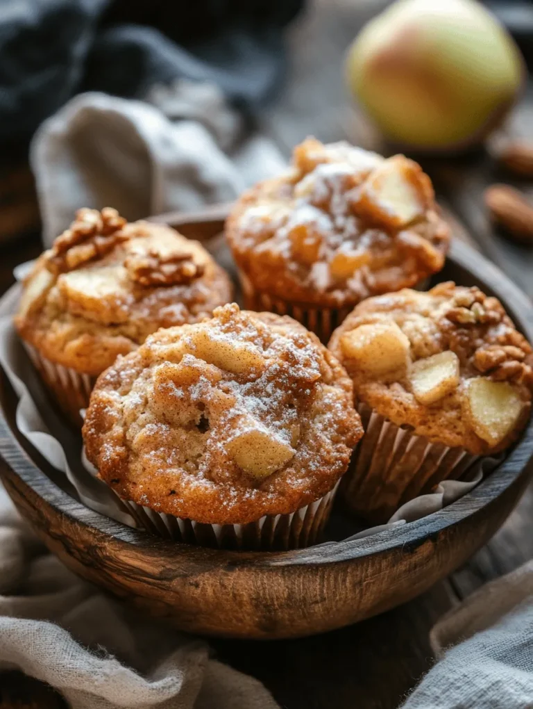 As the crisp air of autumn settles in, there's nothing quite like the warm, comforting aroma of freshly baked apple cinnamon muffins filling your kitchen. This delightful recipe combines the sweetness of apples with the warm spice of cinnamon, creating an irresistible treat that captures the essence of fall. The sight of golden-brown muffins, speckled with chunks of juicy apples, is a visual invitation to savor the season. Whether enjoyed as a quick breakfast, a cozy snack, or a delightful dessert, these moist muffins are sure to become a seasonal favorite.