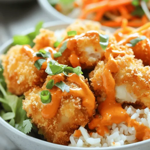 Bang Bang Chicken Bowls are a delightful culinary creation that brings together an exciting mix of flavors and textures, making them a perfect choice for food lovers seeking something both satisfying and unique. This dish is a vibrant combination of crispy chicken, fresh vegetables, and a creamy, spicy sauce that tantalizes the taste buds. Whether you are looking for a quick weeknight dinner or a meal prep option that keeps well throughout the week, Bang Bang Chicken Bowls offer the convenience and versatility that modern cooks crave.
