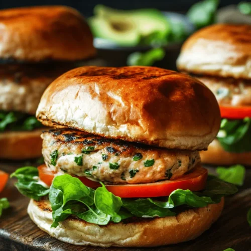 To truly appreciate the Savory White Cheddar & Spinach Chicken Burgers, it's essential to understand the role each ingredient plays in creating this mouthwatering feast. Let’s break down the key components: