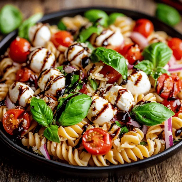 Bruschetta Pasta Salad is a vibrant and refreshing dish that marries the classic Italian antipasto—bruschetta—with the hearty comfort of pasta salad. This delightful fusion showcases a medley of fresh ingredients that not only tantalize the taste buds but also create a visually appealing presentation. Imagine the juicy burst of ripe cherry tomatoes, the creaminess of fresh mozzarella, and the fragrant aroma of basil all mingling together in a dish that captures the essence of summer dining.