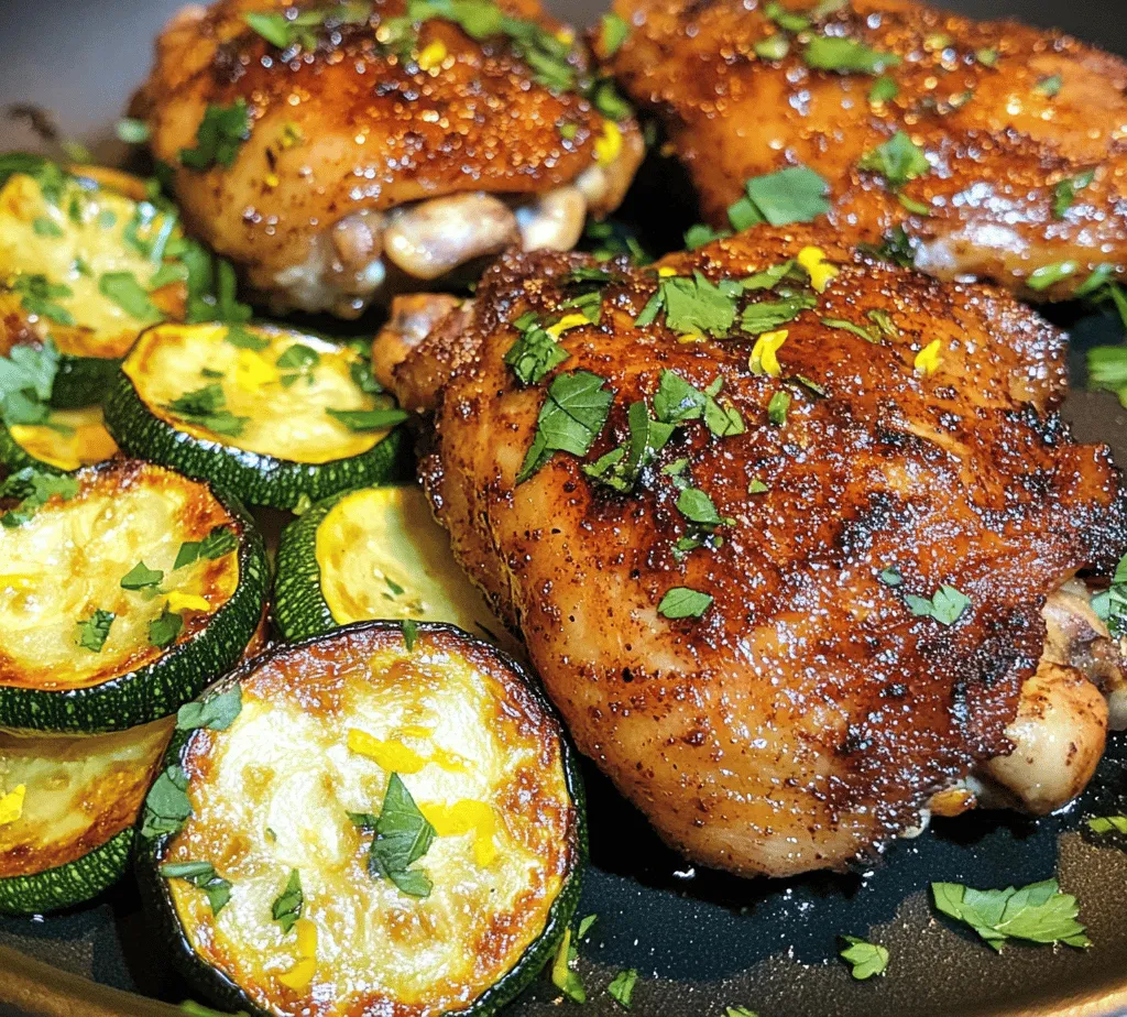 If you're looking for a dish that embodies vibrant flavors and healthy eating, look no further than Zesty Asado Chicken with Sautéed Lemon Zucchini. This delightful recipe marries the zesty, marinated chicken with fresh, sautéed zucchini, creating a meal that is not only delicious but also visually appealing. The balance of citrusy brightness from the lemon and the savory depth from the marinated chicken makes this dish a standout option for weeknight dinners or special gatherings.
